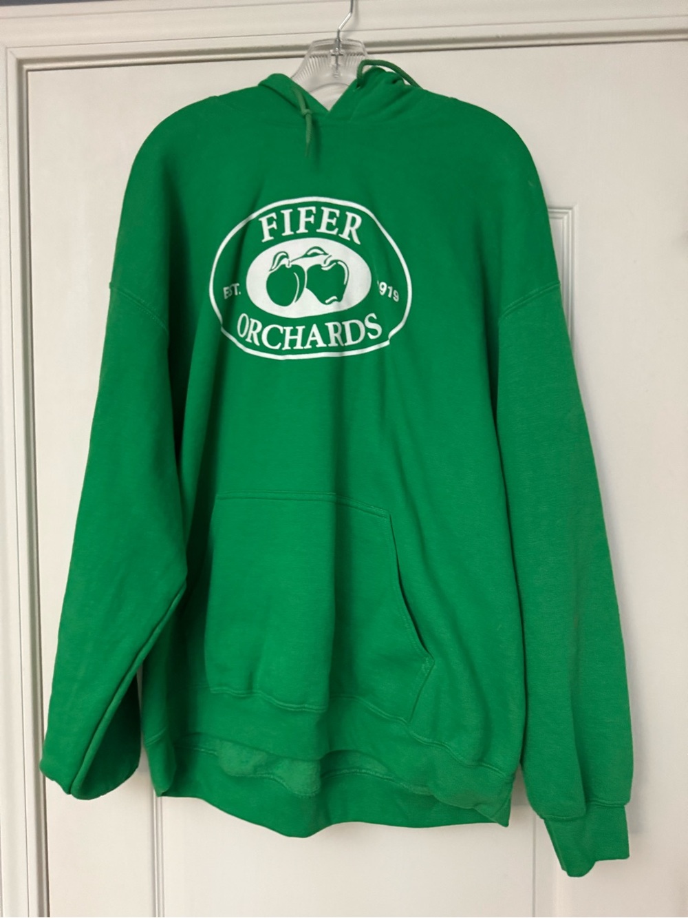 Green Hooded Sweatshirt